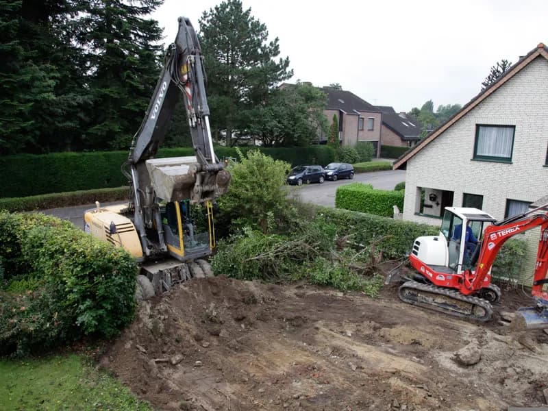 Residential excavation project in Louisville